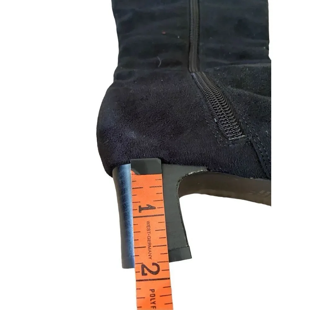 Over The Knee Leather Boots Size 7M Sexy Going Out Party